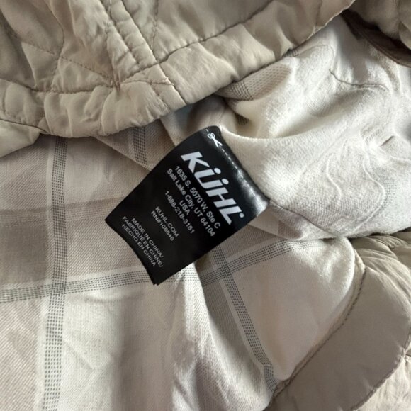 Kühl ProJekt Women’s Quilted Outdoor Jacket Small Beige Lightweight Full-Zip - Picture 6 of 11